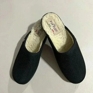 FLY FLOT Made In Italy Mesh Black Mesh Shoes Size 8 Eur 39